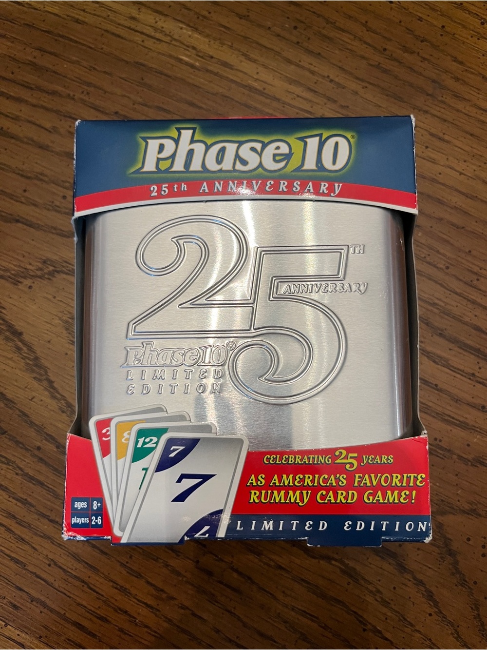 Phase‎ 10 25th Anniversary Limited Edition Game Tin